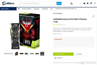 🚀 Herná grafika GAINWARD PHOENIX RTX 2080 Ti 11GB 🚀 - 8