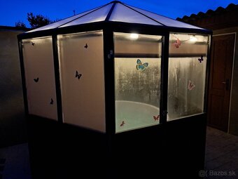 Sklenik zastrešenie vírivky, jacuzzi - 8