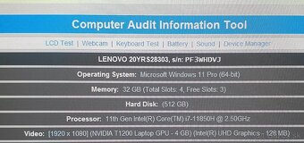 Lenovo ThinkCentre P15 Gen2 i7-11Gen/32GB/512SSD - 8