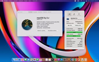 MacBook Pro 13", Výdrž batérie 5 hod. - 8