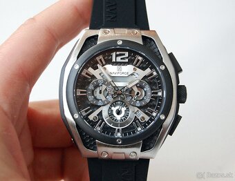 NAVIFORCE NF8063 Chronograf - pánske športové hodinky - 8