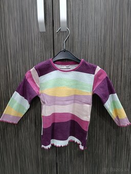 9 ks tričká. Veľkosť 92 + darujem novú vestu - 8