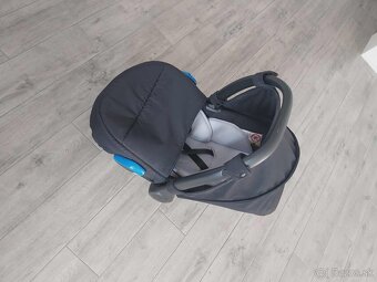 Kočík pre dvojičky, súrodenecký kočík Dalga Lift Duo Slim - 8