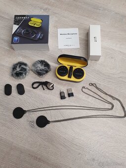 Bezdrôtový mikrofón USB-C sada s nabíjacou krabičkou - 8