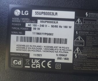 LG 55UP80003LR Smart 4K - 8