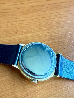 PREDÁM - Hodinky PRIM BAUHAUS Automatic pozlátené - 8