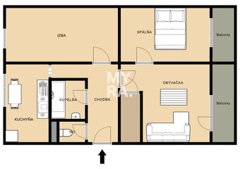 Investičná príležitosť – 3-izbový byt s najkrajším výhľadom - 8