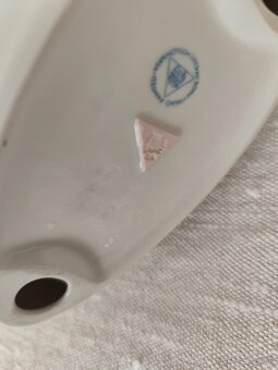 Royal dux labuť Brusel porcelánová soška - 8
