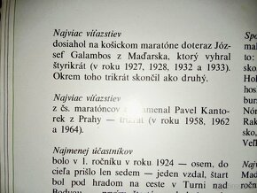 Košický maratón 1924-1985, športová kniha - beh - 8
