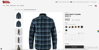 Nová košeľa Fjallraven Singi Heavy Flannel Shirt M - 8