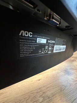 HERNÝ MONITOR AOC FULL HD 144hz - 8