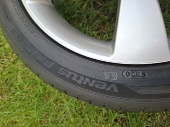 Komplet alu disky Škoda + letné pneu 215/45 R16 zn. Hankook - 8