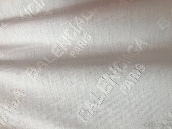 NOVÉ BALENCIAGA white pánske tricko L - 8