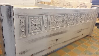 АKCIADrevená posteľ 140×200cm+2poličky1×š-45cm - 8