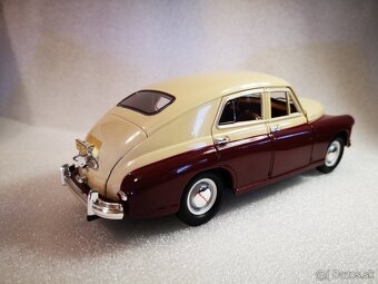 Predám nový kovový model auta, veterána Gaz M20 Pobeda 1:24, - 8