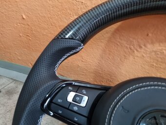 VOLANT VOLKSWAGEN R RLINE GTI - KOZA / KARBÓN - 8