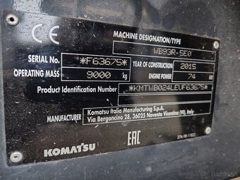 Rýpadlonakladač Komatsu WB93R - 8