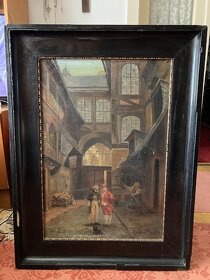 Obrazy starožitné 4 kusy - 8