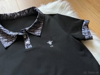 Dior súprava - polokošeľa+sukňa - čierna - 8