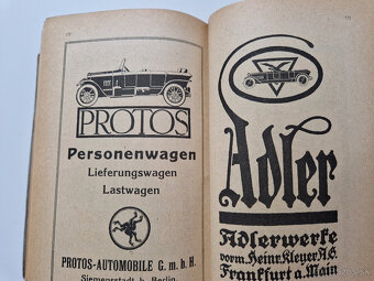 Stará technická příručka 1921 automobil motocykl veterán - 8
