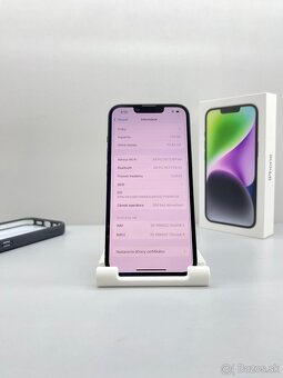 iPhone 14 MIDNIGHT ORIGINÁL STAV PRÍSLUŠENSTVO - 8
