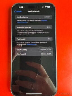 Iphone 15 Pro Max Black Titanium 256gb záruka - 8
