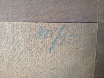 Akvarel Čína pravdepodobne 19 Storočie - 8