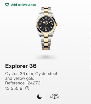 Rolex explorer Oyster, 36 mm, Oystersteel - - 8