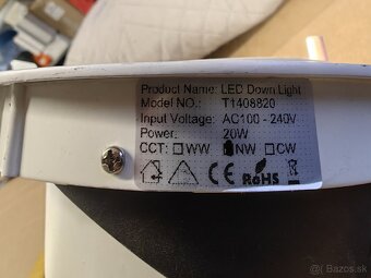 Podhľadové svietidlá GIMBAL LED COB DOWNLIGHT, 20W, 16ks - 8