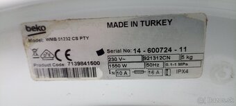 Pračka Beko - 8