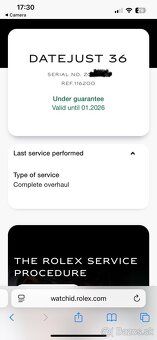 Rolex Datejust 36, referencia 116200 - 8