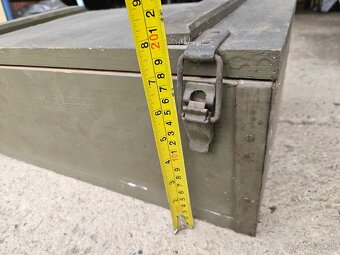 Vojenska drevena krabica bedňa 2. - 8