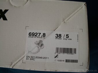 Pracovná obuv UVEX č. 38 - 8