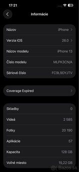 iPhone 13 128 GB – modrý, výborný stav + originál krabica - 8