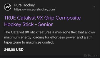 Hokejka True Catalyst 9X Custom - 8