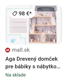 Drevený domček pre bábiky - 8