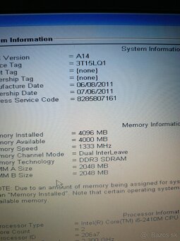 Dell latitude E5420 - 8