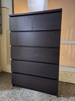 Dyhovana cierna suflikova komoda IKEA - 8