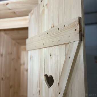 Nová drevená latrína - doprava zdarma celá SR - 8