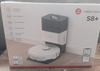 Robotický vysavač Roborock S8+ bílá barva - 8