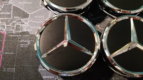 Mercedes krytky stredovej diery kolies 75mm viac farieb BA - 8