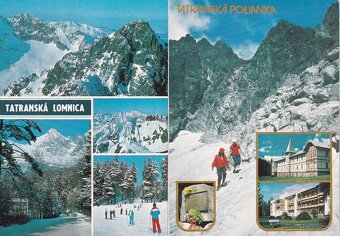 Vysoké Tatry - farebné pohľadnice VF - 8