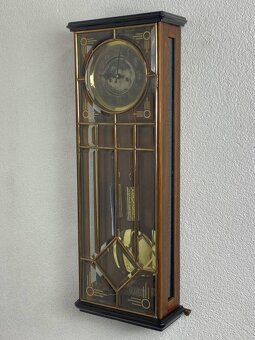 Secesné dvojzávažové hodiny Gustav Becker - 8