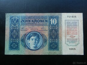 Staré vzácnejšie bankovky Rakúsko Uhorsko - 8