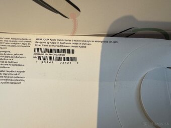 Apple Watch Series 9 GPS 45 mm Midnight aluminium Zaruka - 8