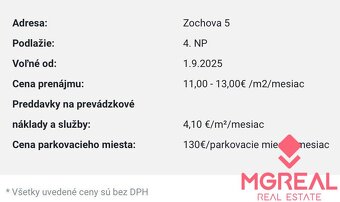 Reprezentatívne kancelárske priestory 90,73m2, Zochova ul., - 8