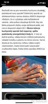 Nový sporák zabalený AMICA mozna dohoda - 8