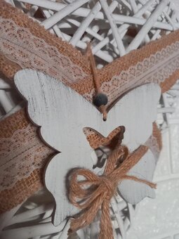 Staršie závesné veľké vypuklé srdce 40x30 cm - 8