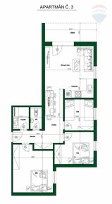 4 izbový byt 78,64 m2 v novostavbe - 8
