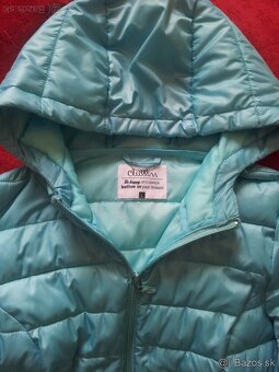 Nova tmavo modra bunda parka - 8